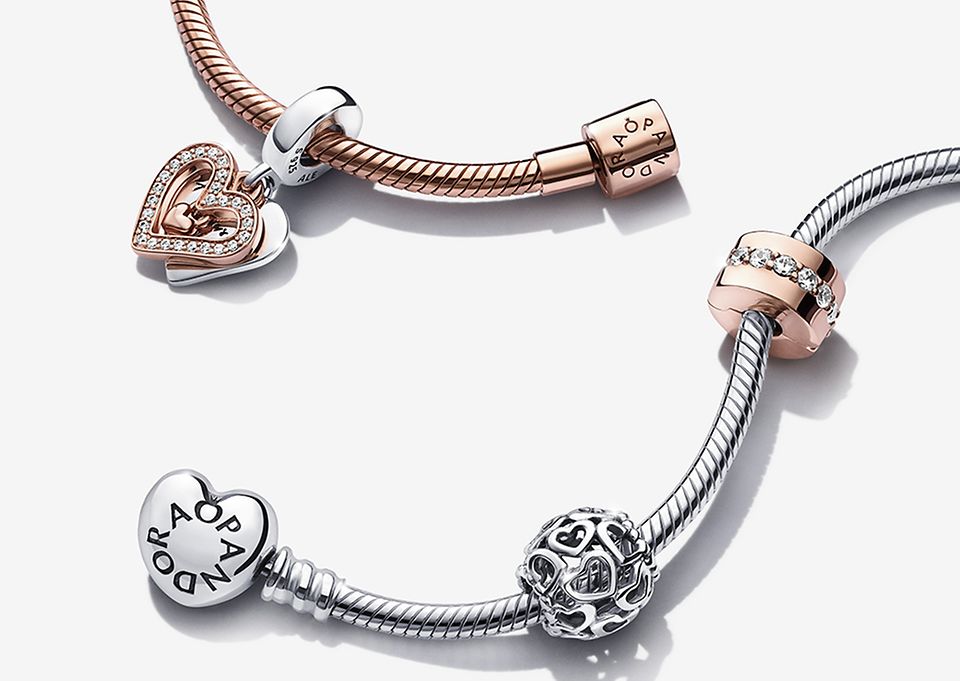 Beige Pandora Style Leather Bracelet Combo Set with 12 Charms - All Things  Charmed at Rs 1199/piece, Goa | ID: 21088078673