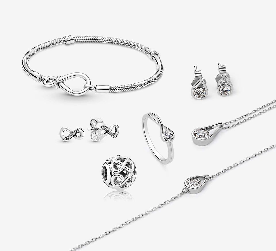 Pandora Sparkling Infinity Collier Necklace (50cm) | Shopee Malaysia