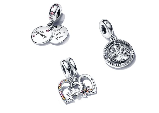 Sister In My Heart Friend Friendship Bead Charm Fit Pandora Bracelet  Necklace Beads Silver Color Women Jewelry Making Love Gift