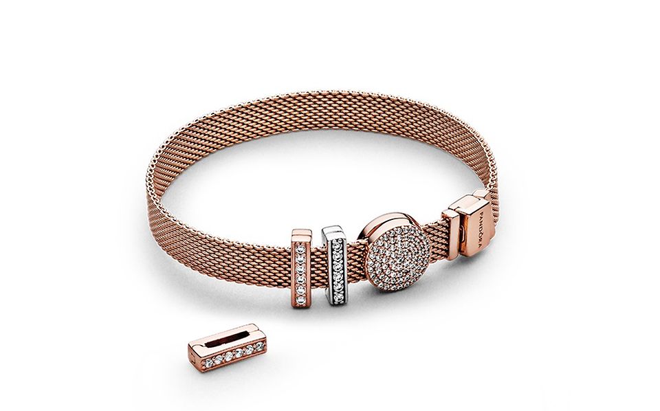 Pandora Reflexions™ Multi Snake Chain Bracelet | Two Tone Bracelet – Monica  Jewelers