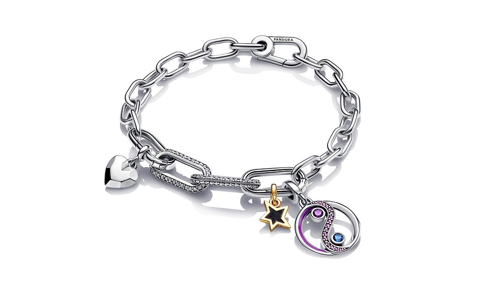 Buy Gorgeous Brand New Silver Charm Bracelet With a Choice of 2 Charms  Silver Plated Bracelet With 2 Charms Silver Bracelet UK Seller Online in  India - Etsy