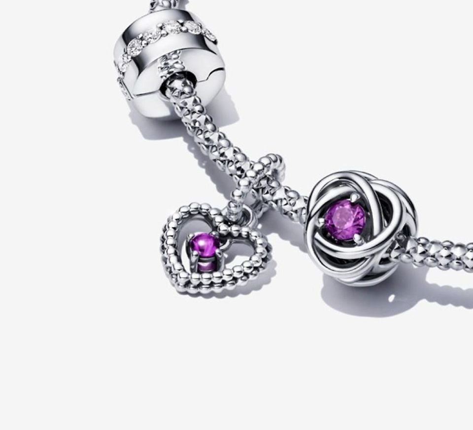 Pandora Signature Hearts Collection set with birthstones | Pandora jewelry, Pandora  bracelets, Pandora charms