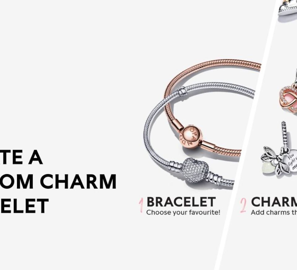 create a custom charm bracelet embedded text CA FINAL